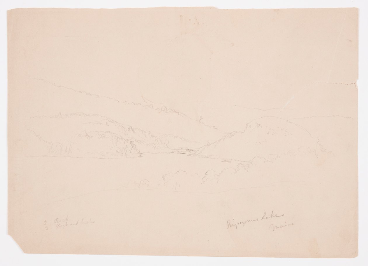 Ripogenus-See, ca. 1855 von Frederic Edwin Church
