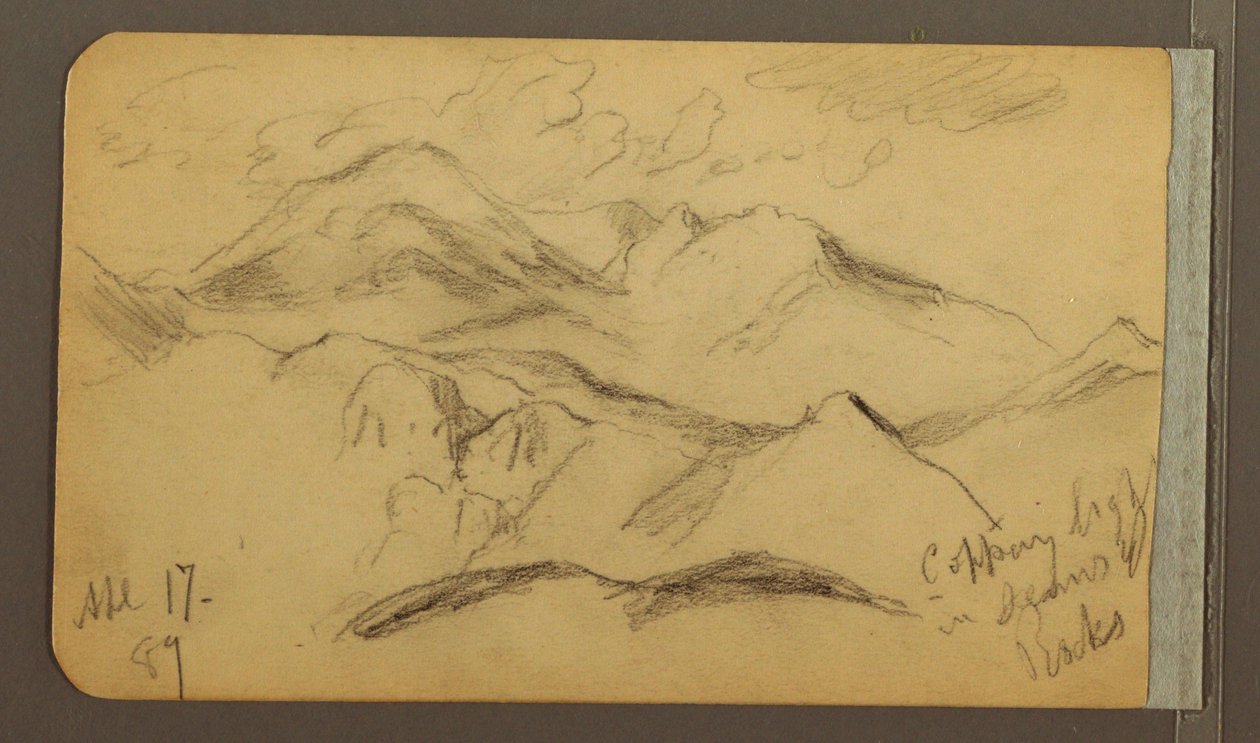Raues Gebirge, 17. April 1889 von Frederic Edwin Church