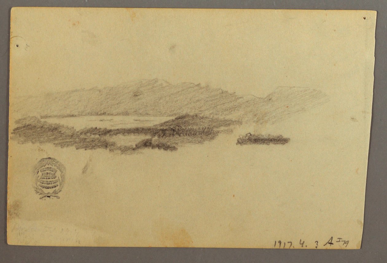 Bäume, Juli 1844 von Frederic Edwin Church