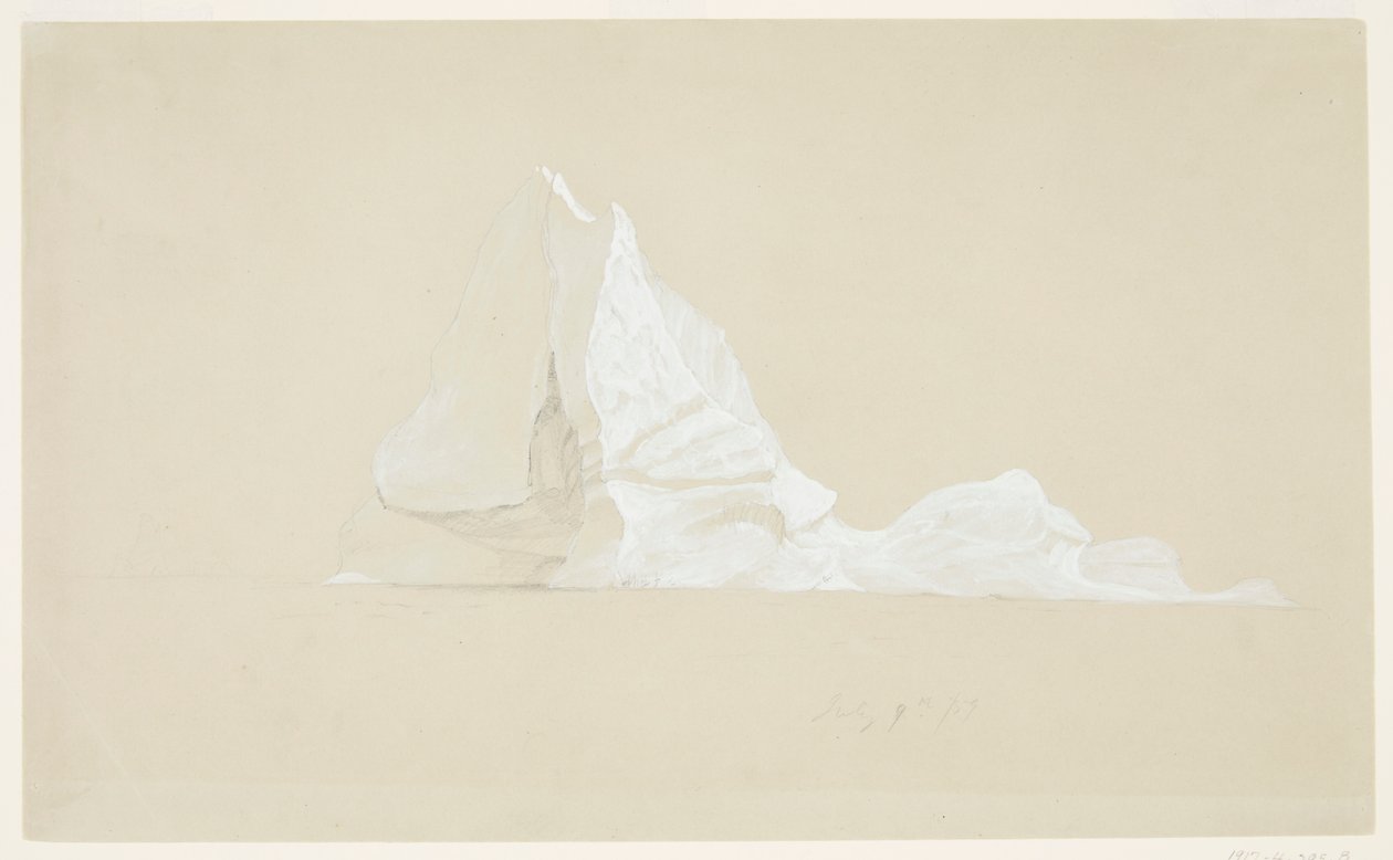 Schwimmender Eisberg von Frederic Edwin Church