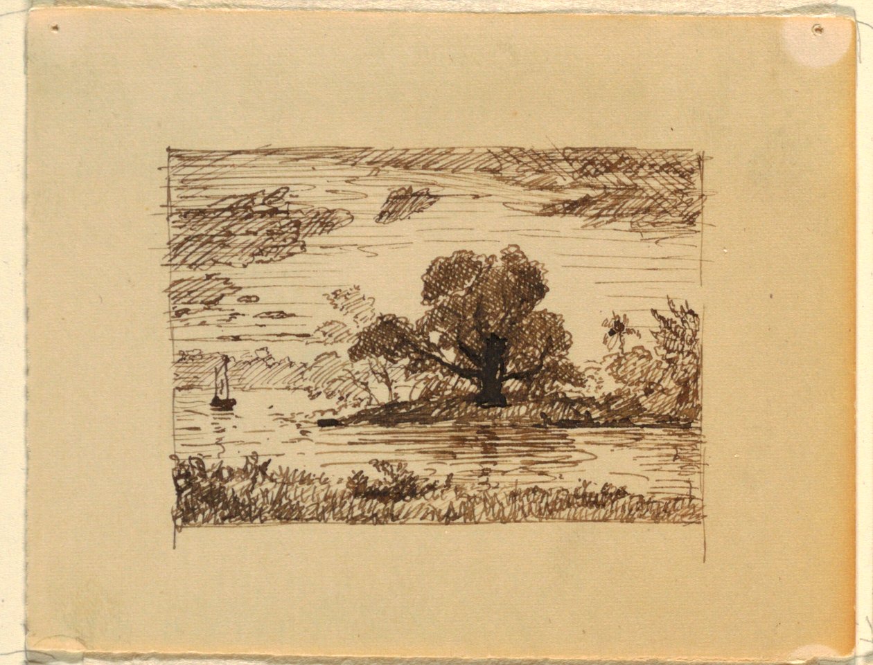 Imaginäre Flusslandschaft von Frederic Edwin Church