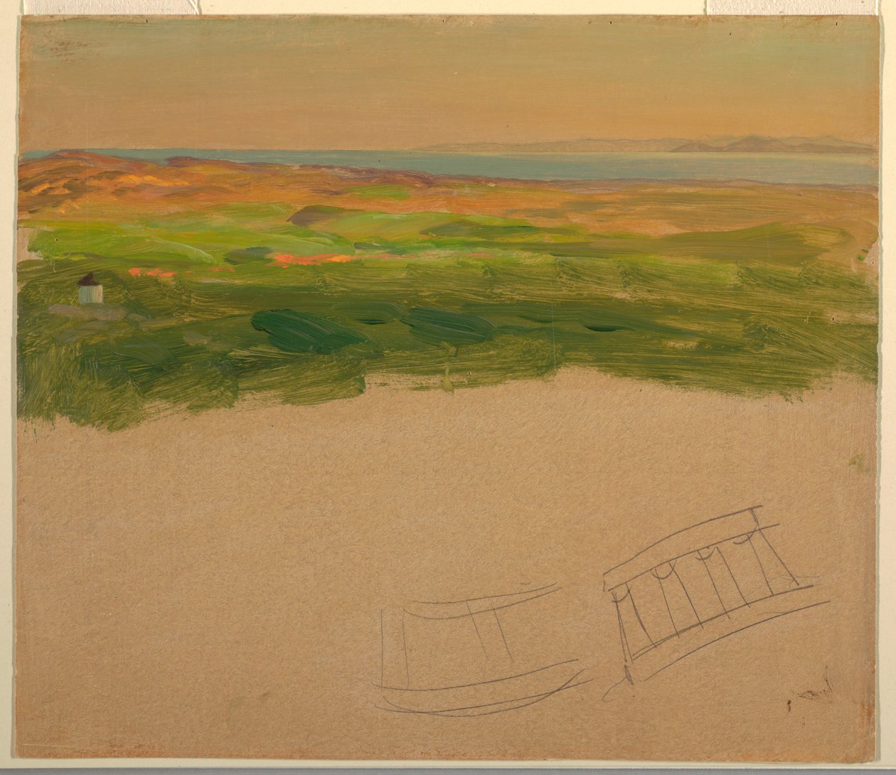 Landschaft, nahe Syrien oder Griechenland von Frederic Edwin Church