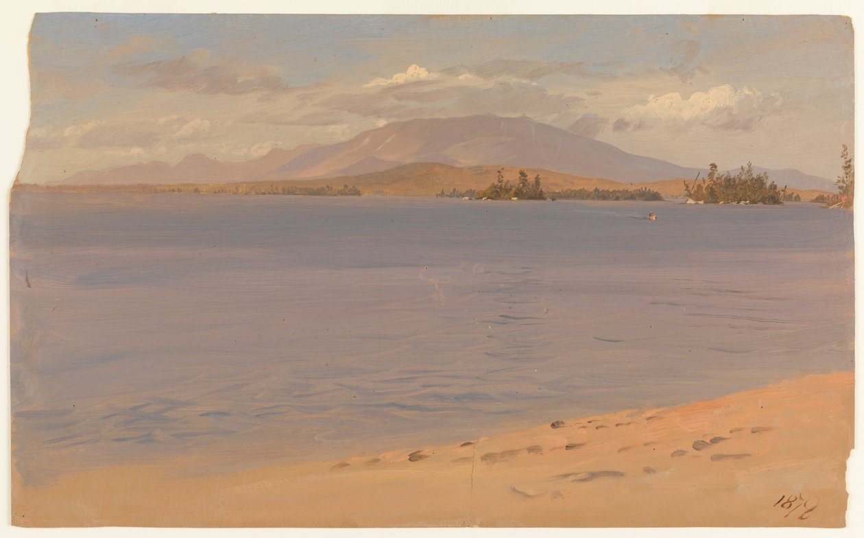 Mount Katahdin vom Lake Millinocket von Frederic Edwin Church