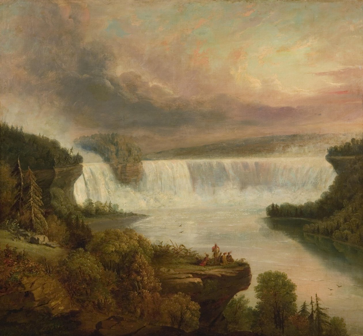 Niagarafälle (Hufeisenfälle) von Frederic Edwin Church
