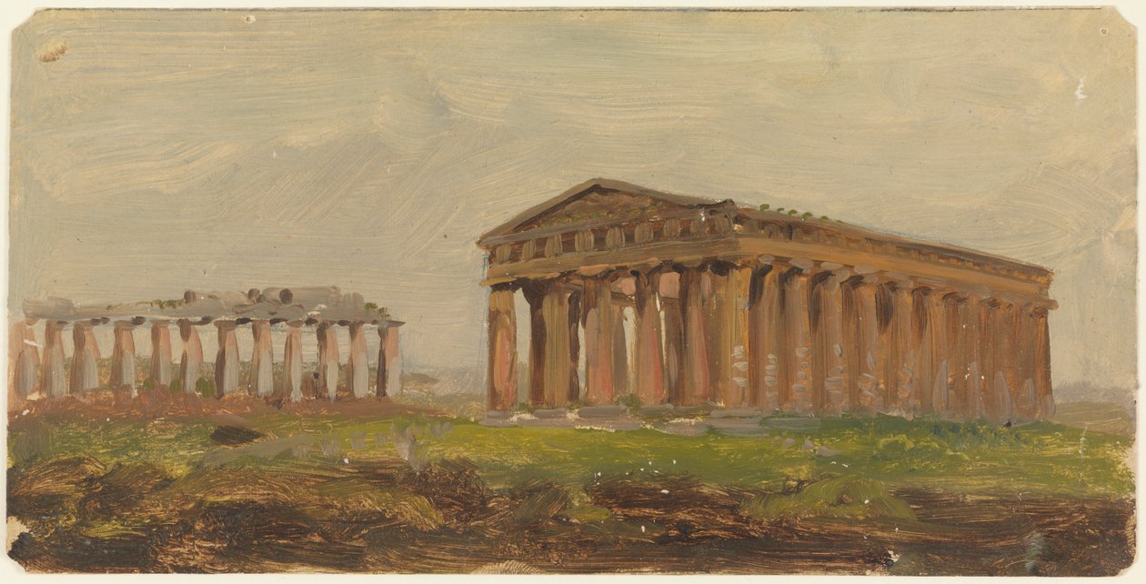 Paestum, Tempel des Neptun von Frederic Edwin Church