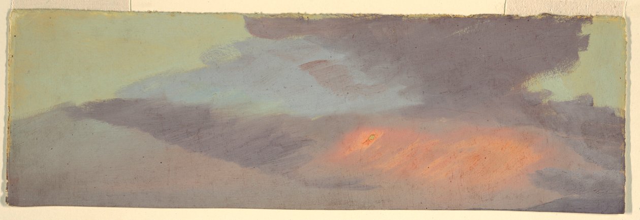 Sonnenuntergang Wolkenstudie von Frederic Edwin Church