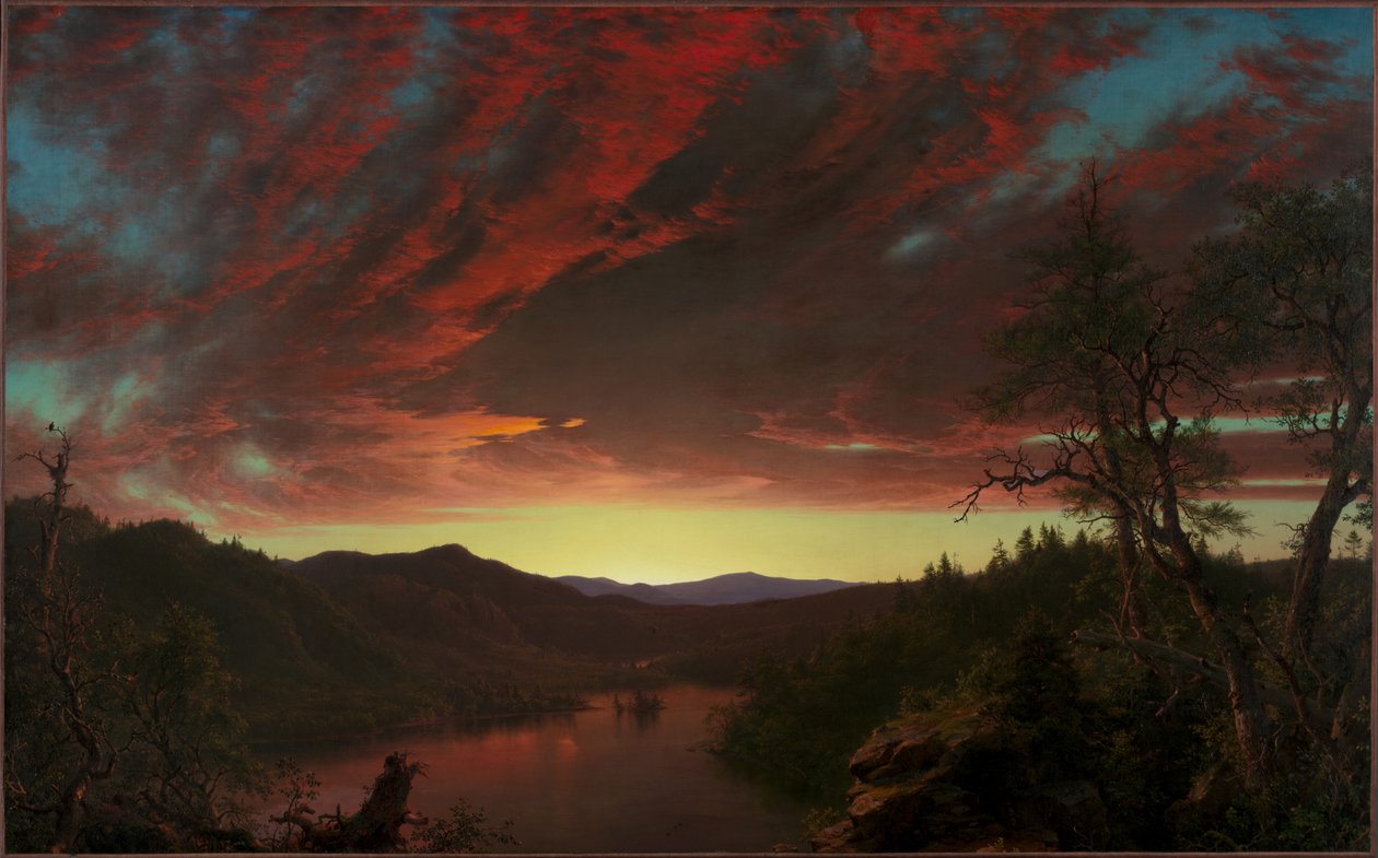 Dämmerung in der Wildnis von Frederic Edwin Church