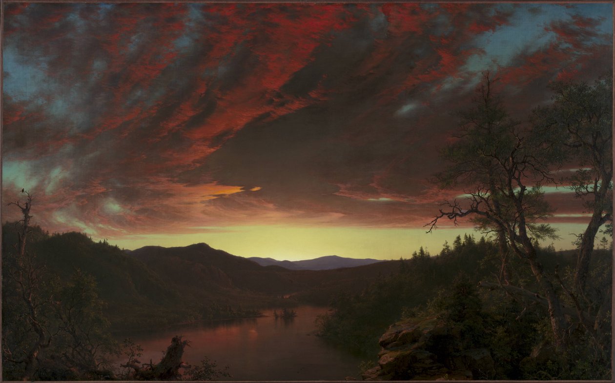 Dämmerung in der Wildnis von Frederic Edwin Church