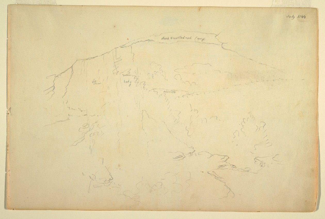 Bewaldeter Hang, Catskill Mountains von Frederic Edwin Church