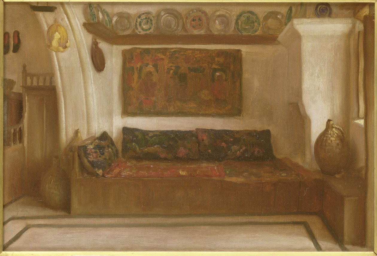 Ein Haus in Lindos, Rhodos von Frederic Leighton
