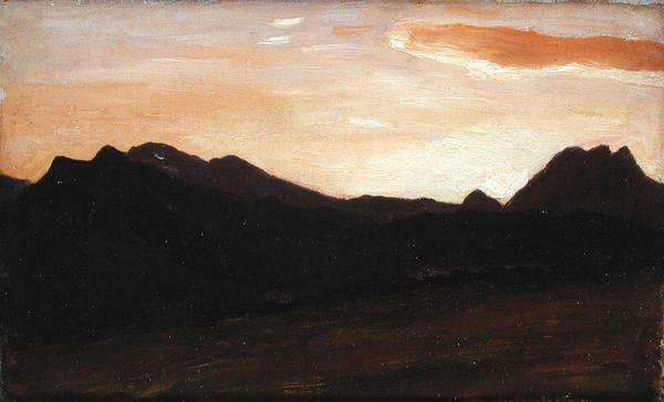 Landschaft mit Hügeln von Frederic Leighton