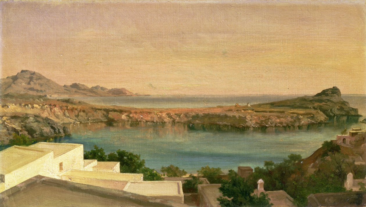 Lindos, Rhodos, ca. 1867 von Frederic Leighton