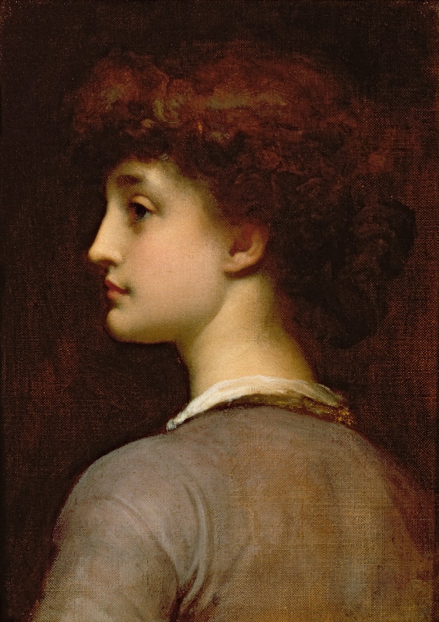 Porträt eines jungen Mädchens von Frederic Leighton