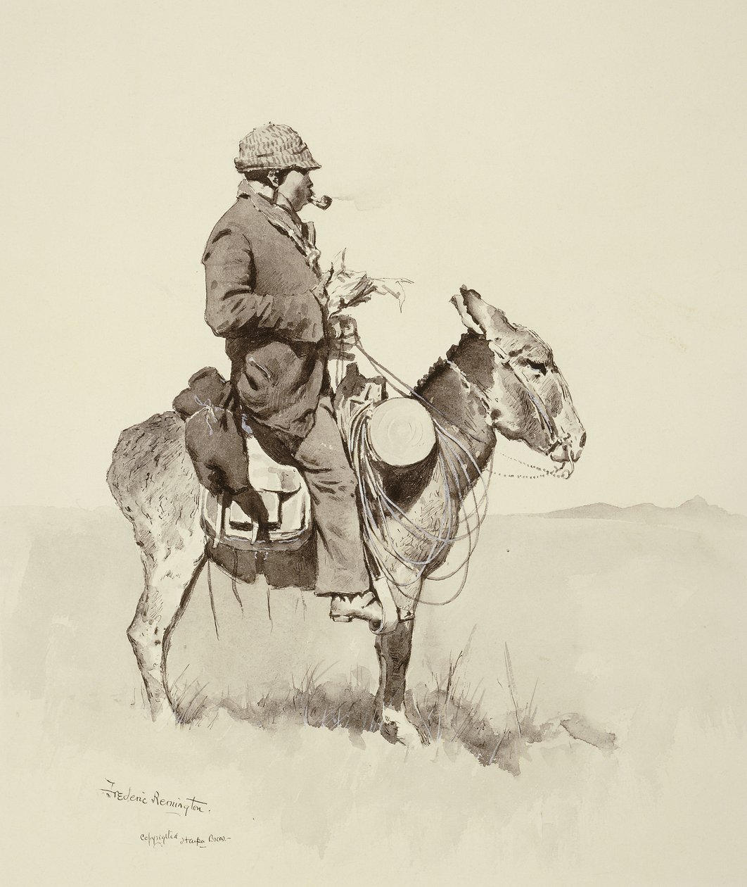 Jacks Mann William, Ein Moderner Sancho Panza von Frederic Remington