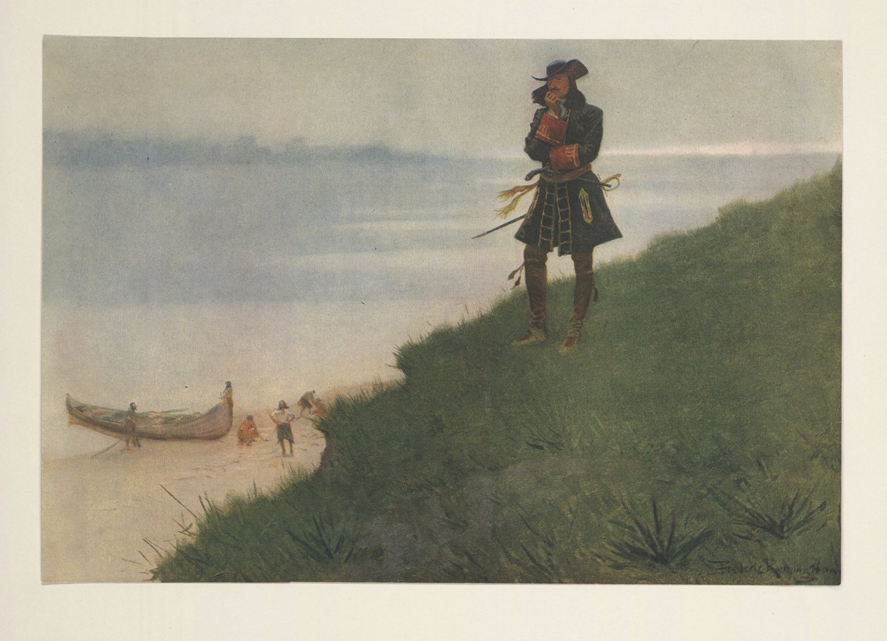 La Salle aus Colliers Weekly von Frederic Remington
