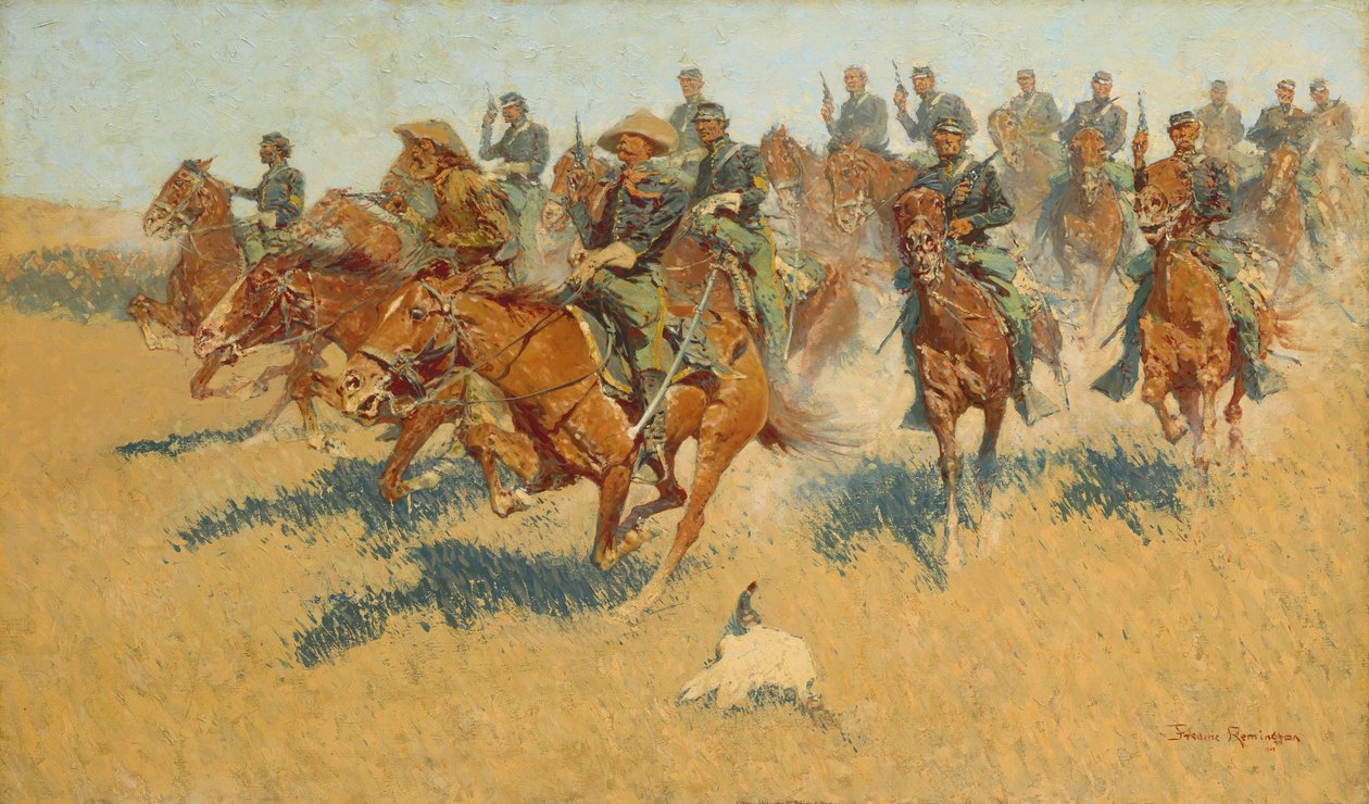 Auf den südlichen Ebenen, 1907 von Frederic Remington