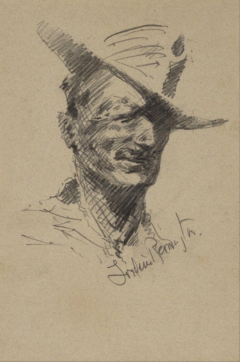 Selbstporträt von Frederic Remington