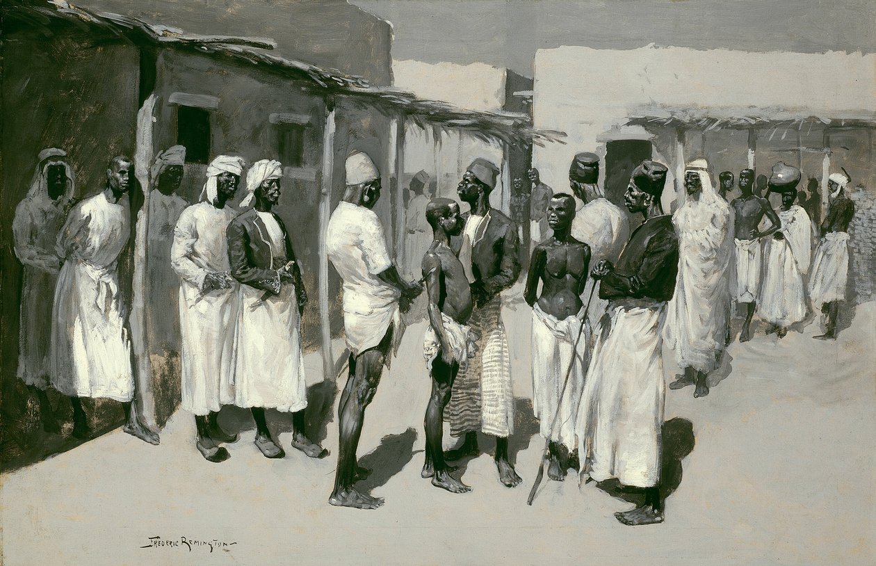 Sklavenmarkt von Frederic Remington