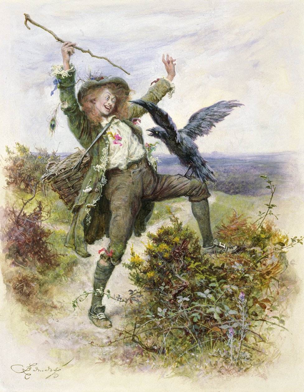 Barnaby Rudge und der Rabe Grip von Frederick Barnard