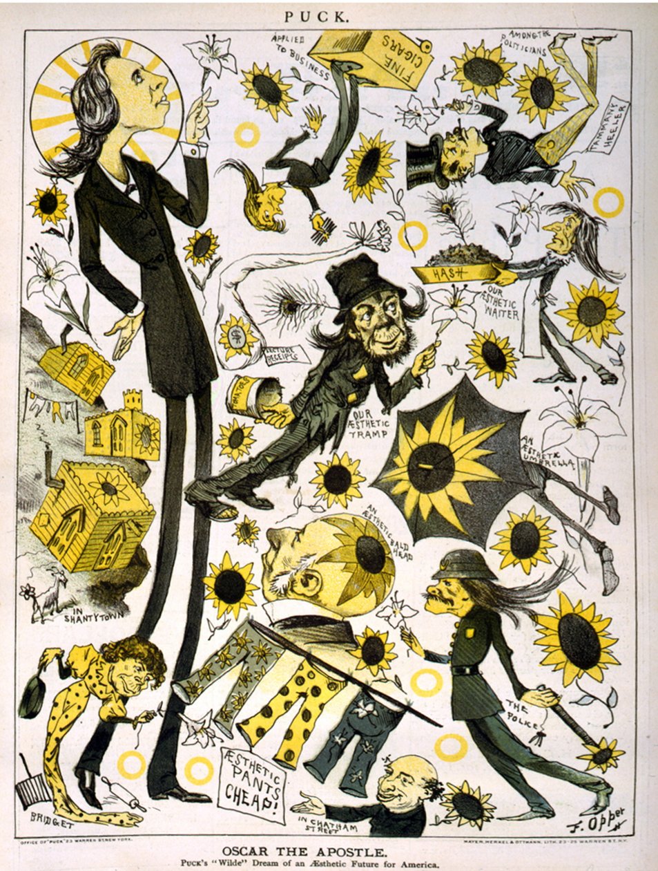 Oscar der Apostel, 1882 von Frederick Burr Opper