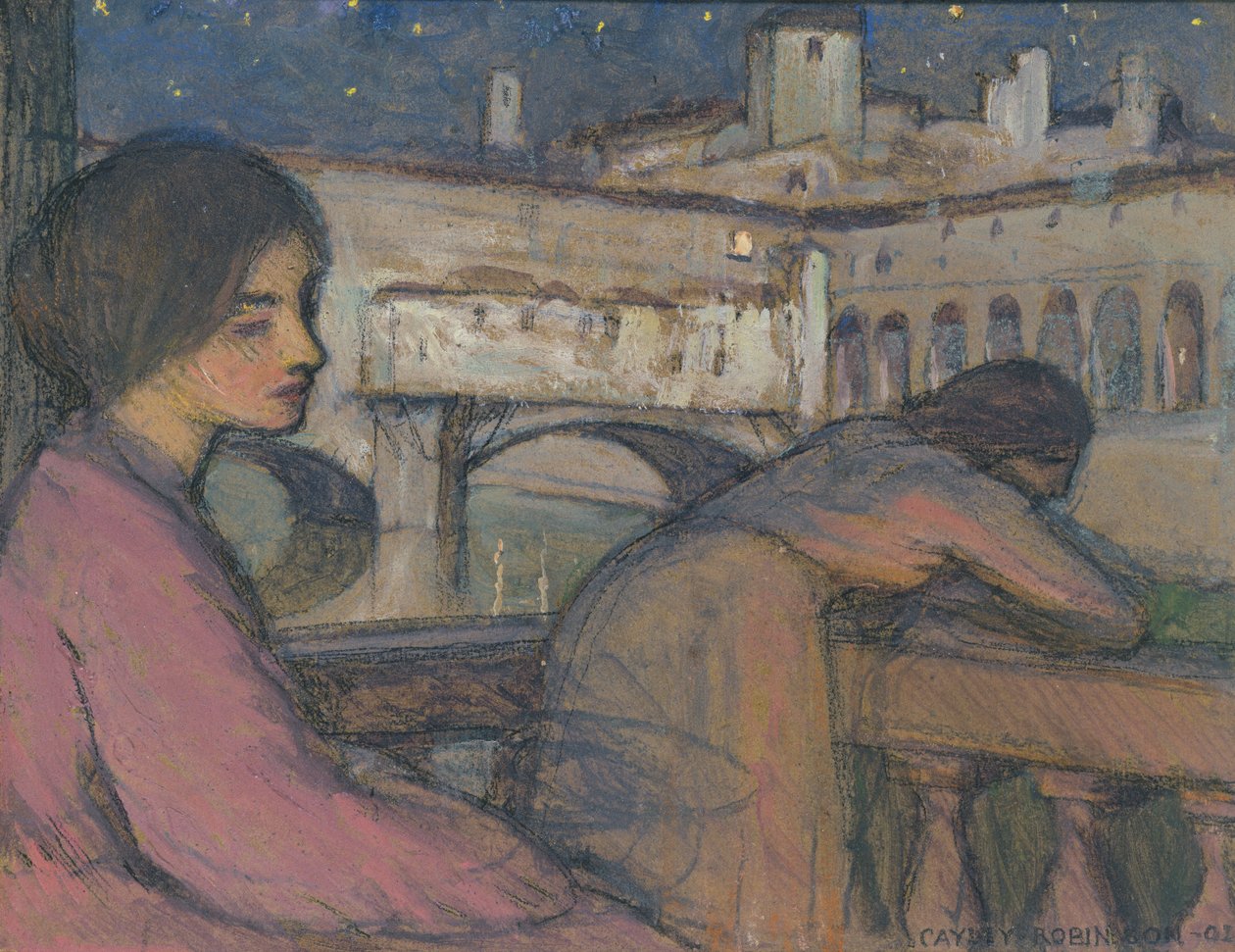 Träumen am Arno, 1902 von Frederick Cayley Robinson
