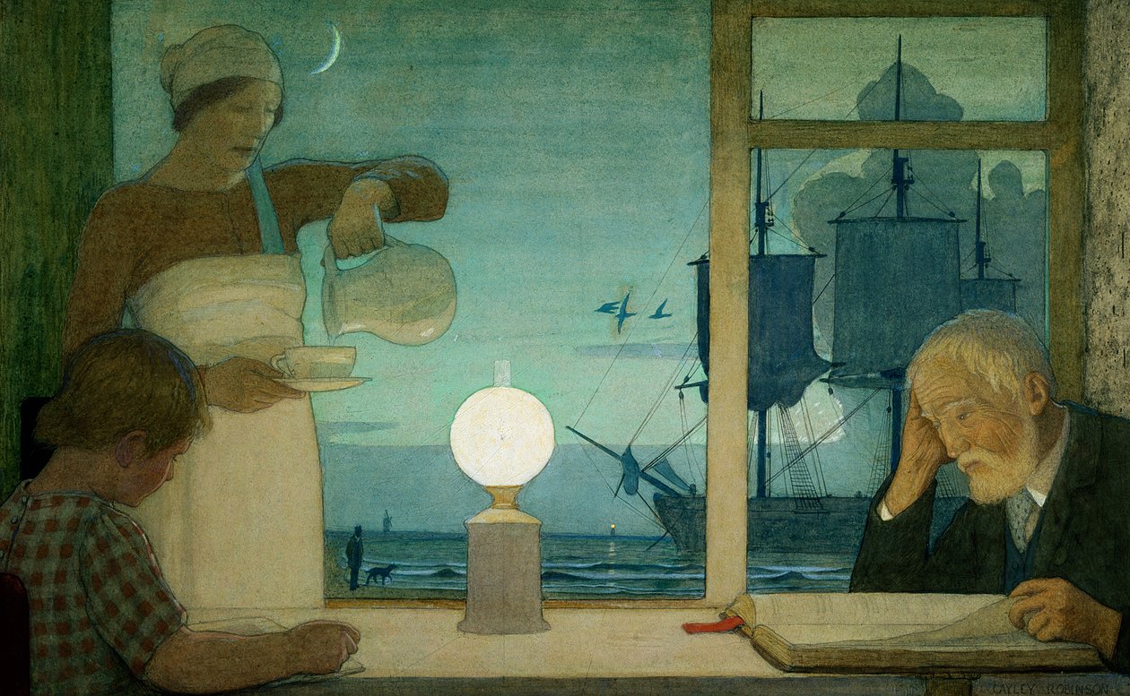 Der Ruhetag von Frederick Cayley Robinson