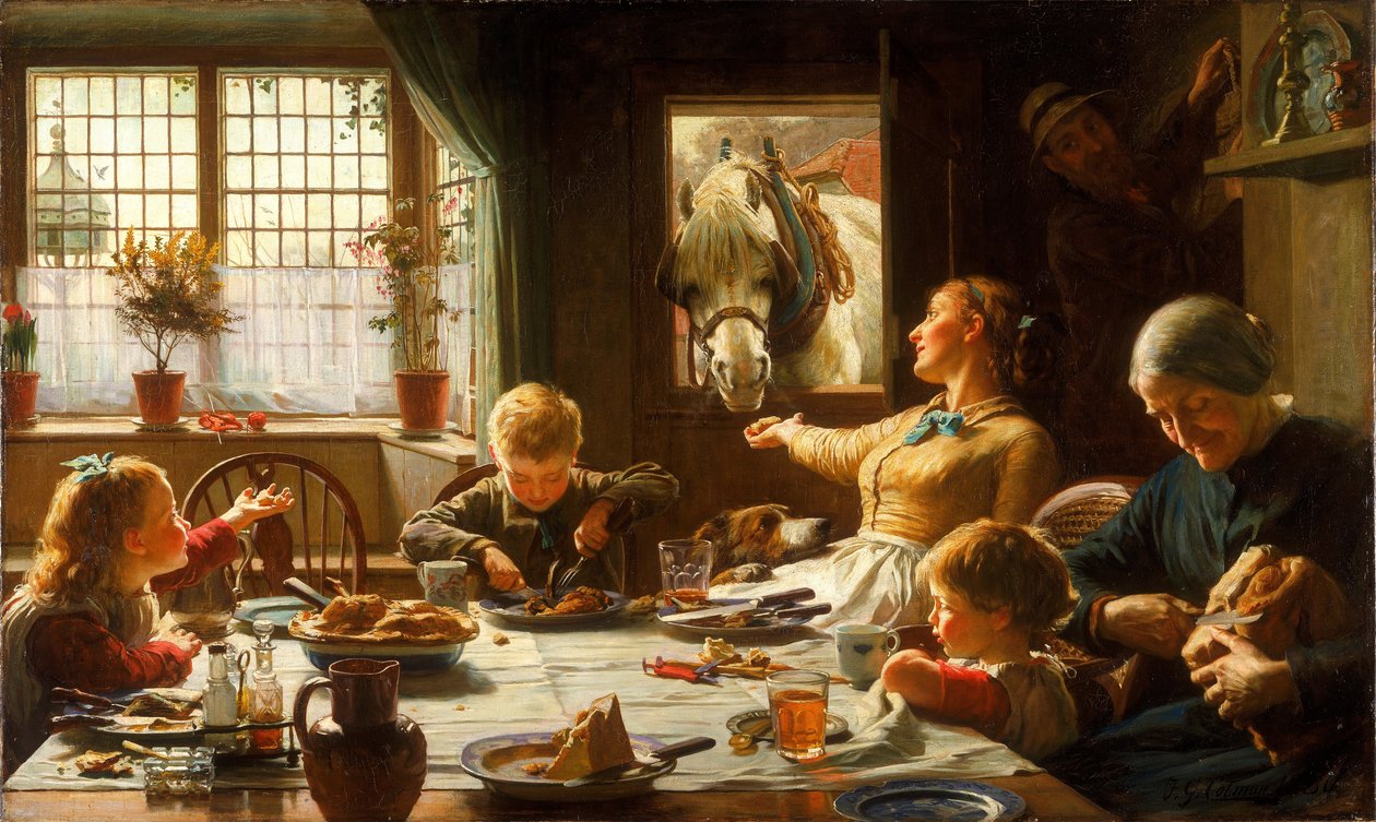 Eines der Familienmitglieder von Frederick George Cotman