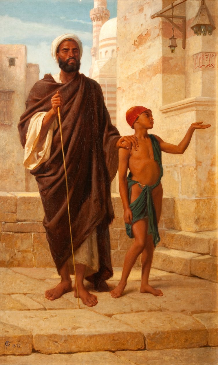 Der blinde Bettler, 1872 von Frederick Goodall