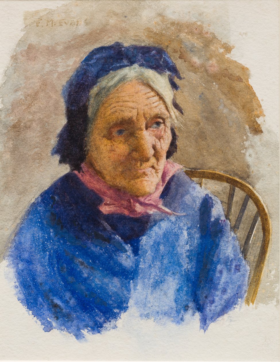Alte Fischerin von Frederick James McNamara Evans