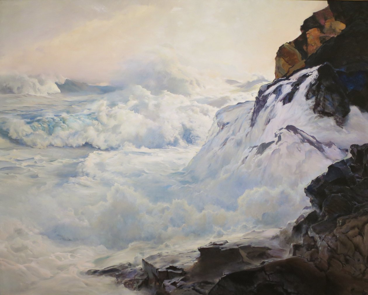 Erstickende Brandung von Frederick Judd Waugh