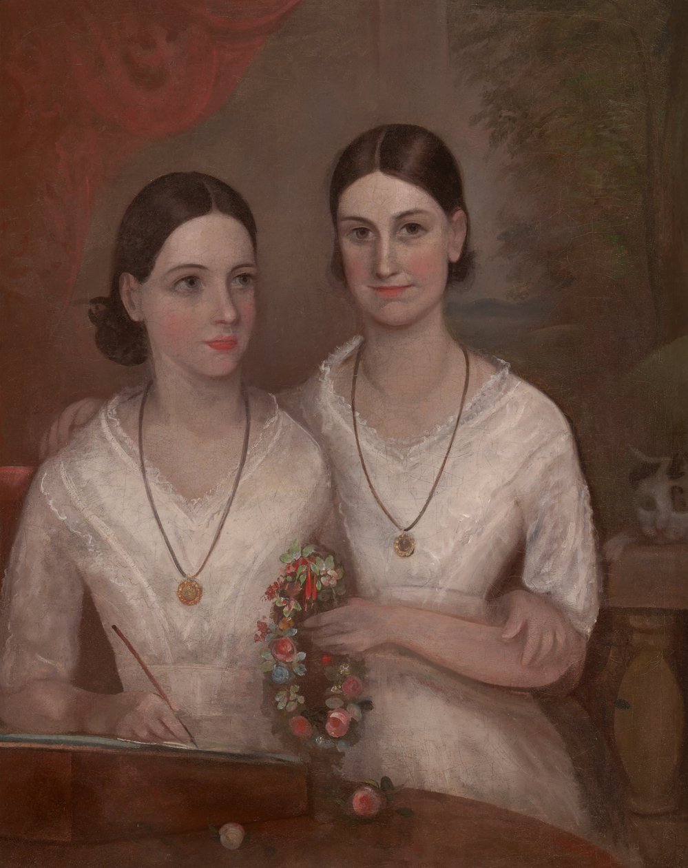 Fräulein Isabella und Fanny, Töchter des Reverend William Browne von Frederick Strange