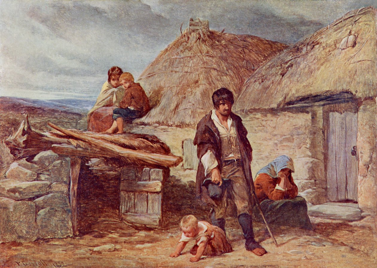 Eine irische Räumung von Frederick (after) Goodall