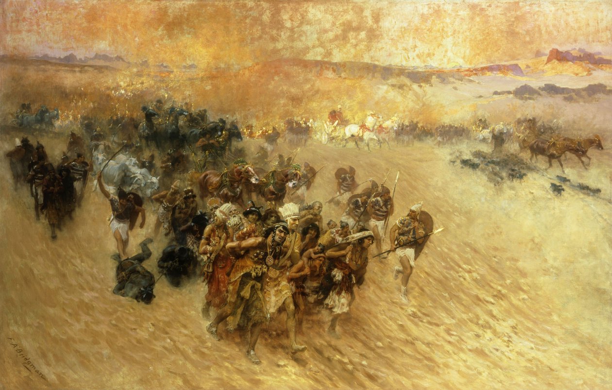Die Gefangenen des Pharaos von Frederick Arthur Bridgman