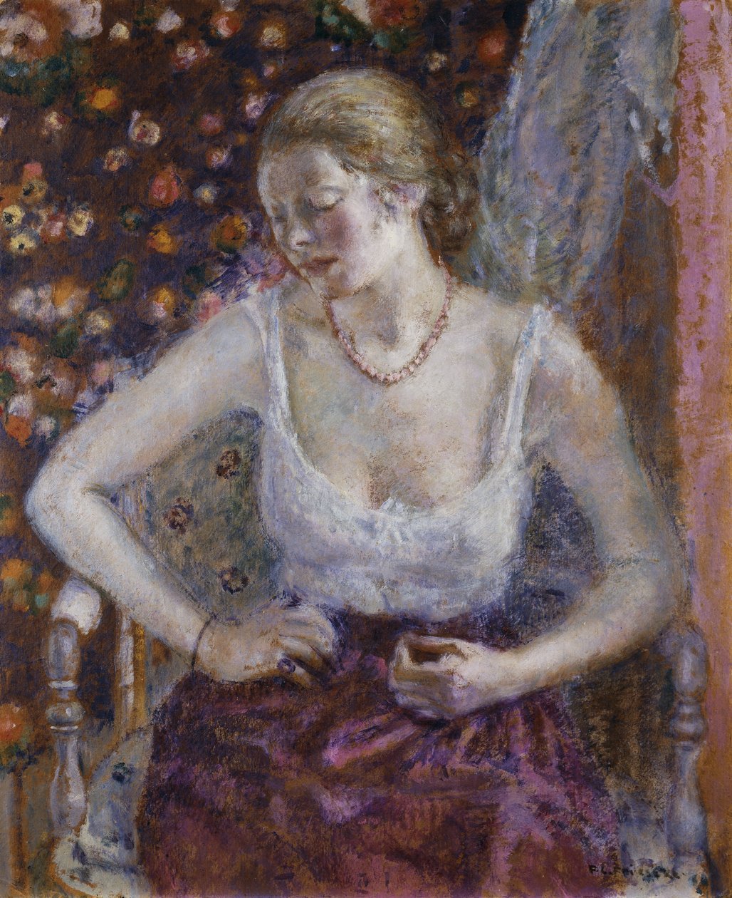 Frau beim Ankleiden von Frederick Carl Frieseke