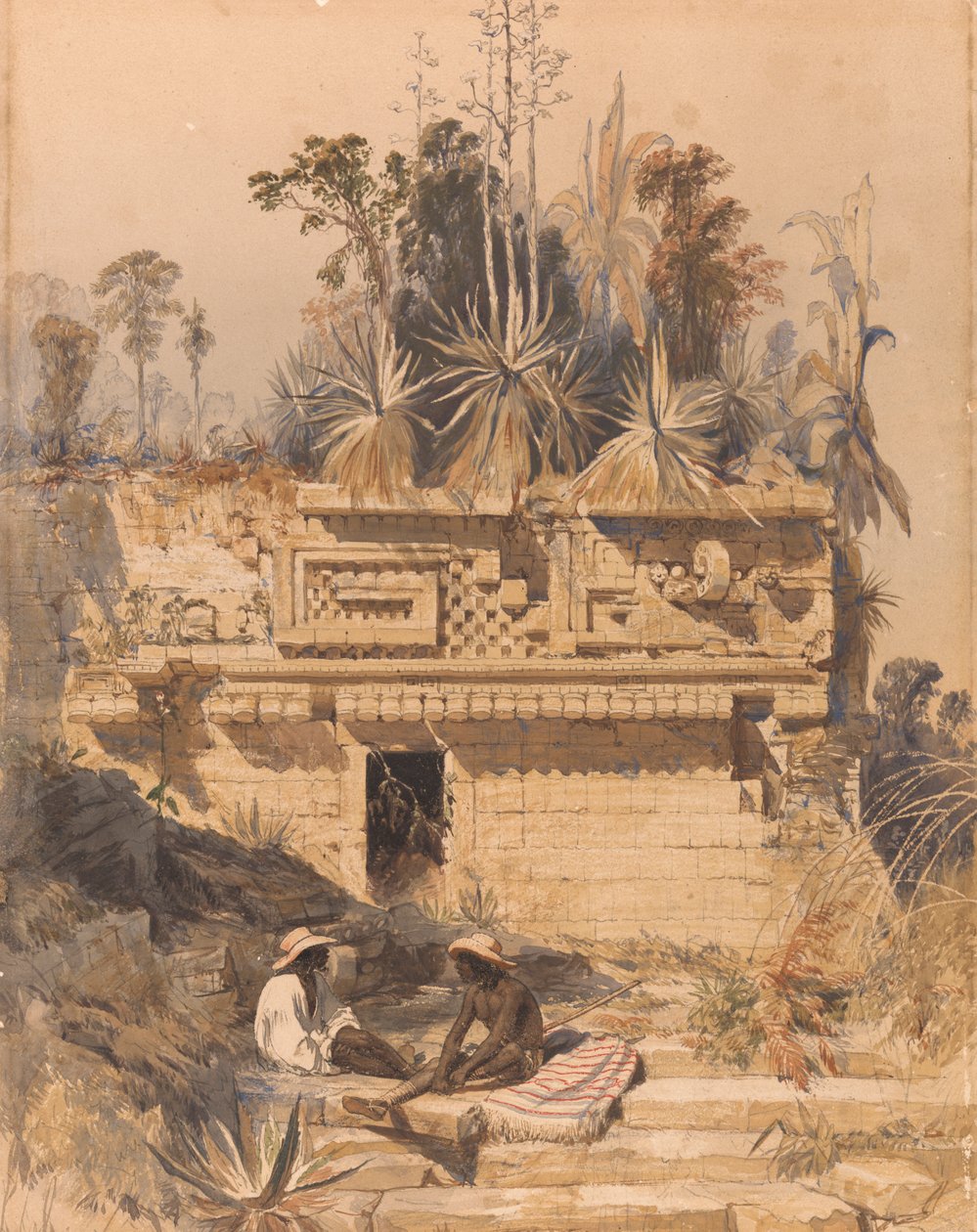 Ruinen bei Sabachtsche von Frederick Catherwood