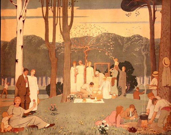 Picknickszene von Frederick Cayley Robinson