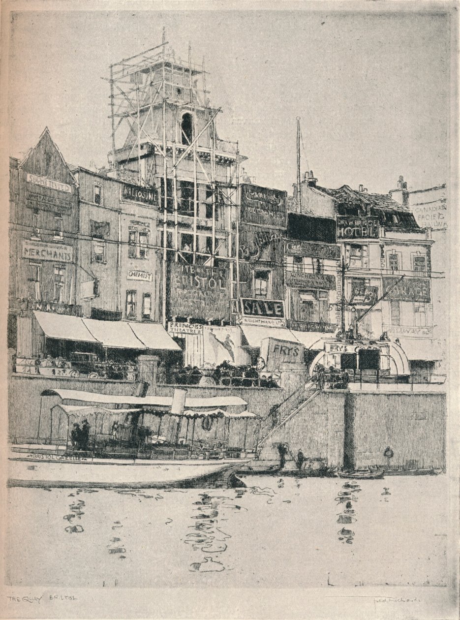 Der Kai, Bristol von Frederick Charles Richards