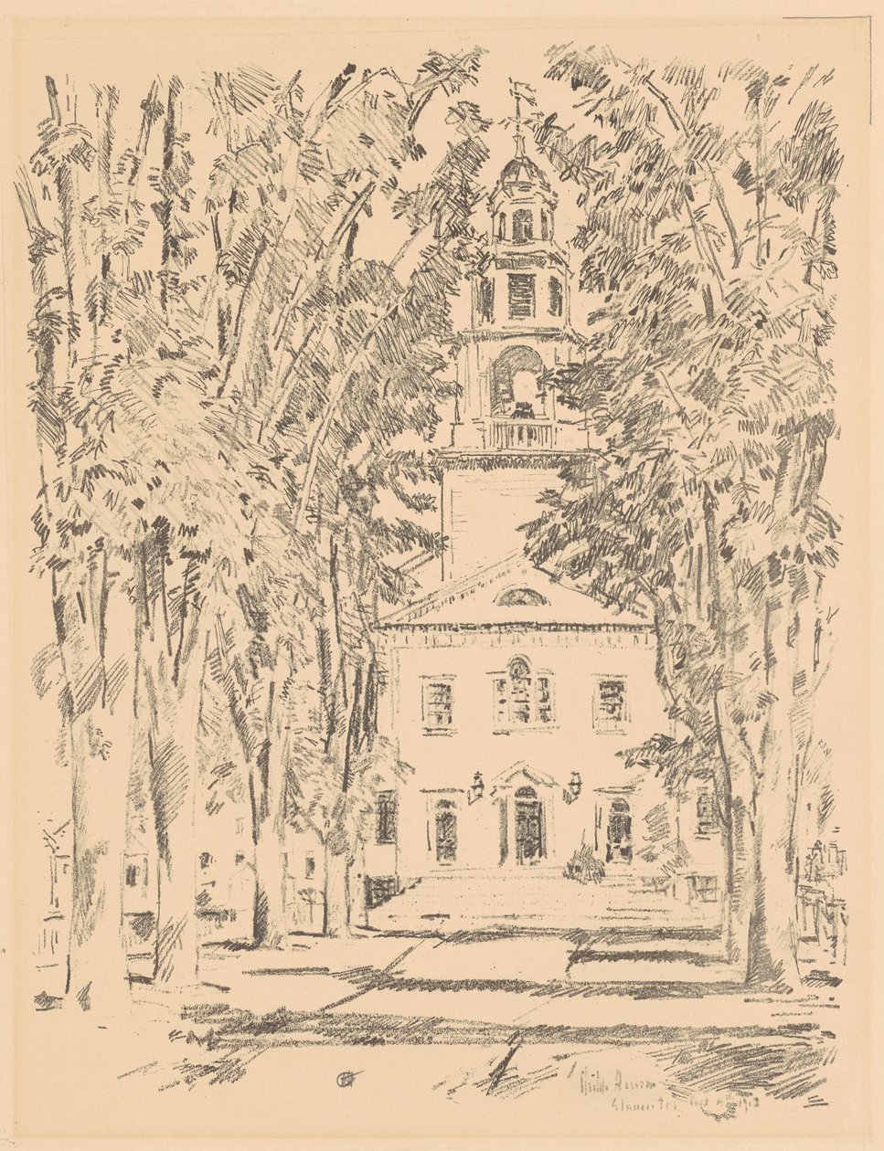 Kolonialkirche, Gloucester von Frederick Childe Hassam