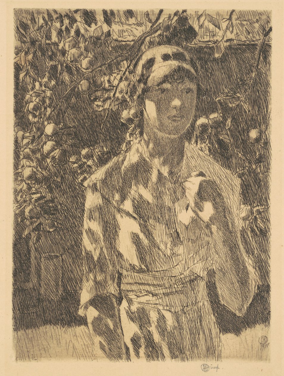 Helen Burke, 1917 von Frederick Childe Hassam