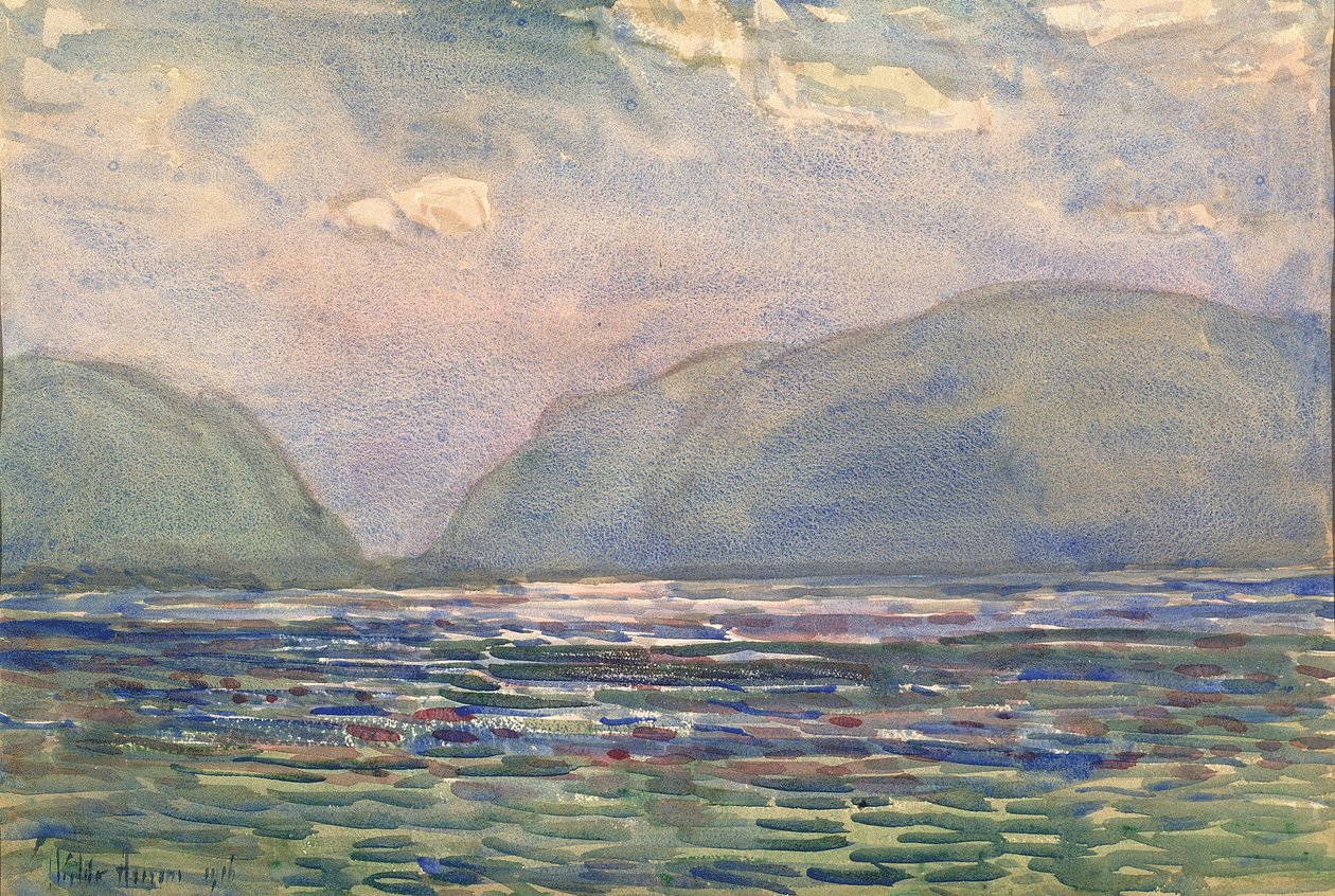 Mittag über Newburgh, 1916 von Frederick Childe Hassam