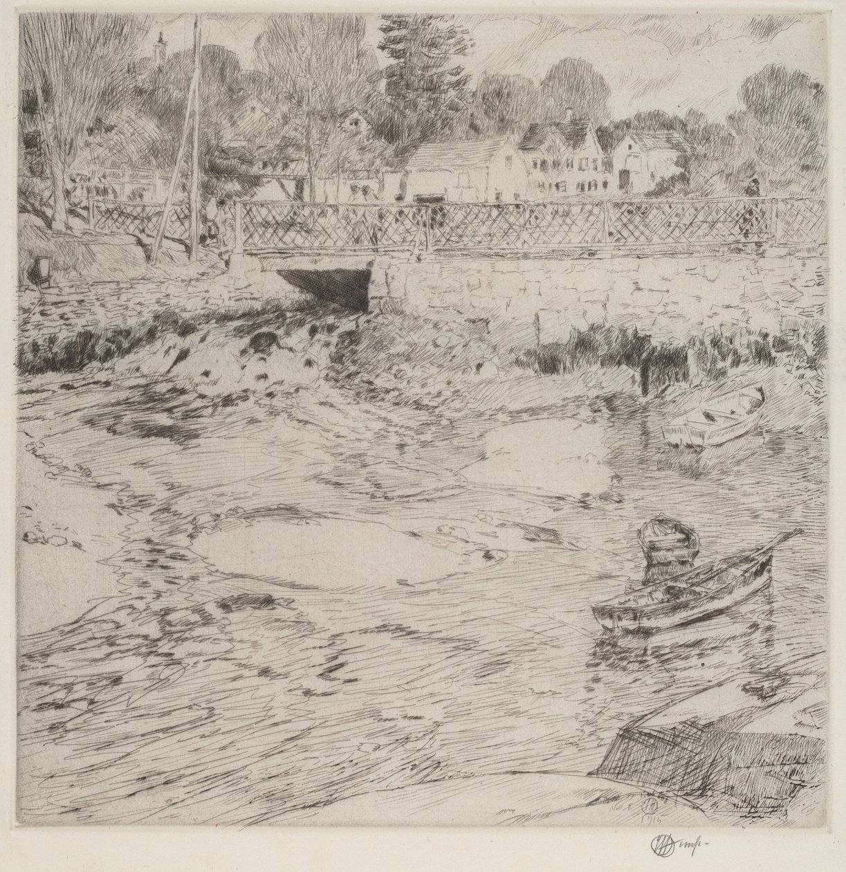 Alte Spitze von Frederick Childe Hassam