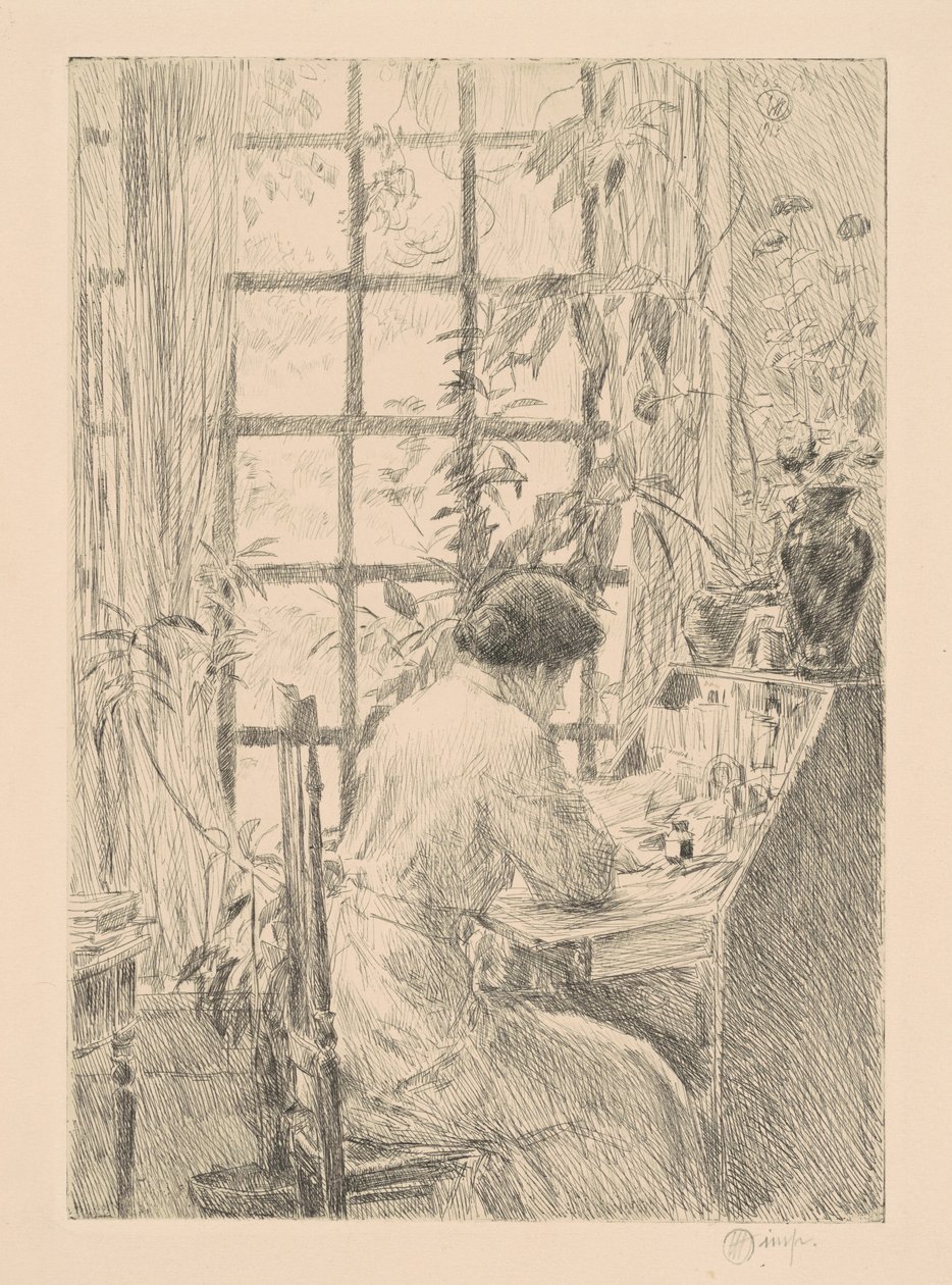 Der Schreibtisch von Frederick Childe Hassam