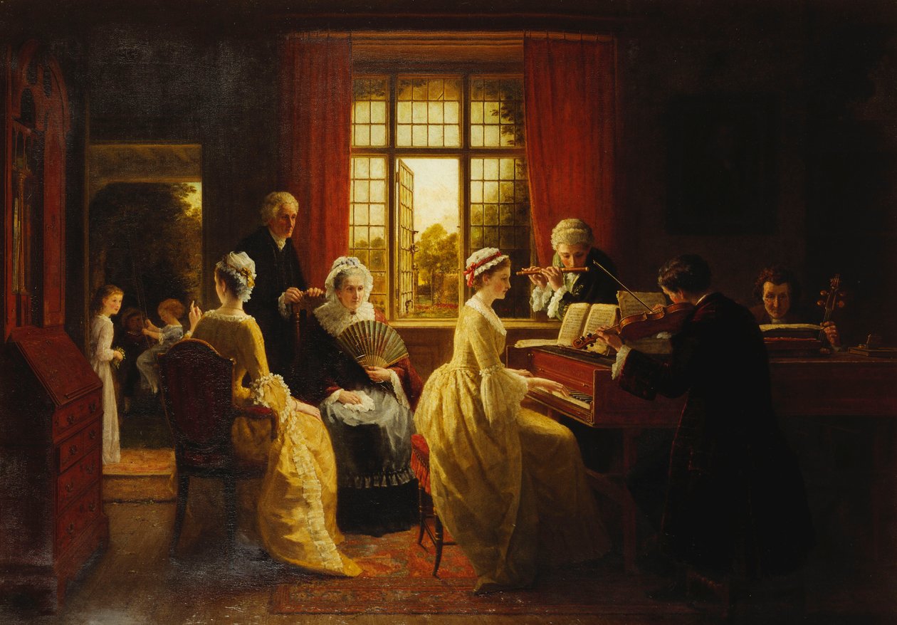 Musik im Pfarrhaus von Frederick Daniel Hardy