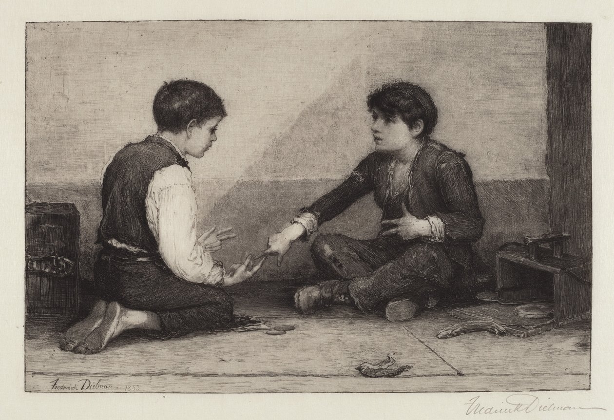 Die Mora-Spieler von Frederick Dielman