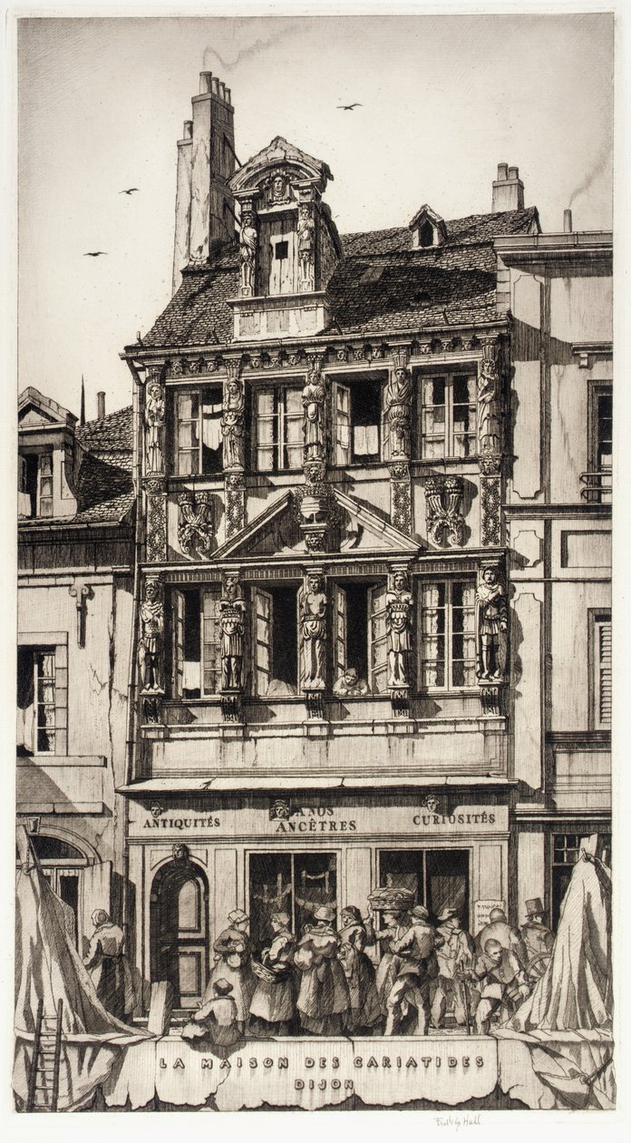 La Maison des Cariatides, Dijon von Frederick G. Hall