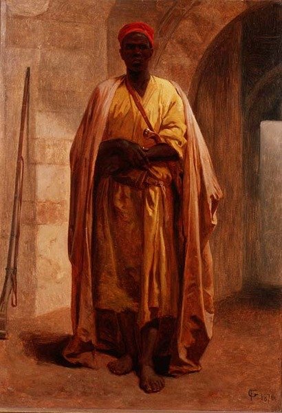 Porträt eines jungen Arabers von Frederick Goodall