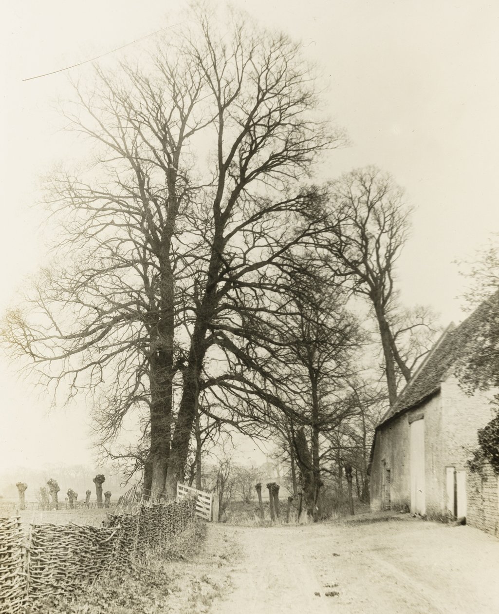 Kelmscott Manor: Straße und Eingang von Frederick H. Evans