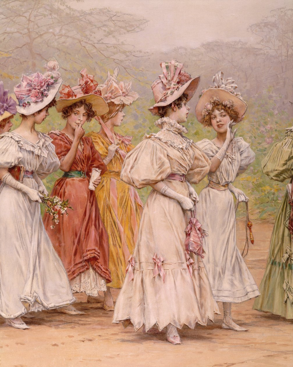 Die Promenade von Frederick Hendrick Kaemmerer