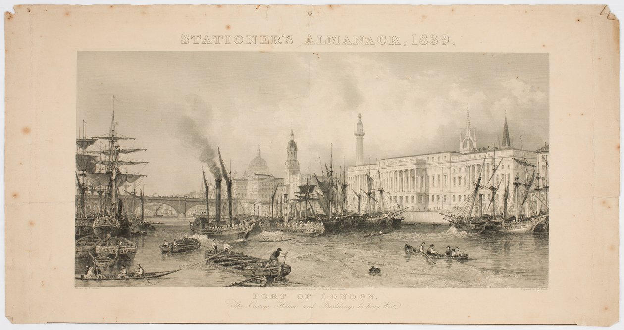 Hafen von London von Frederick James Havell