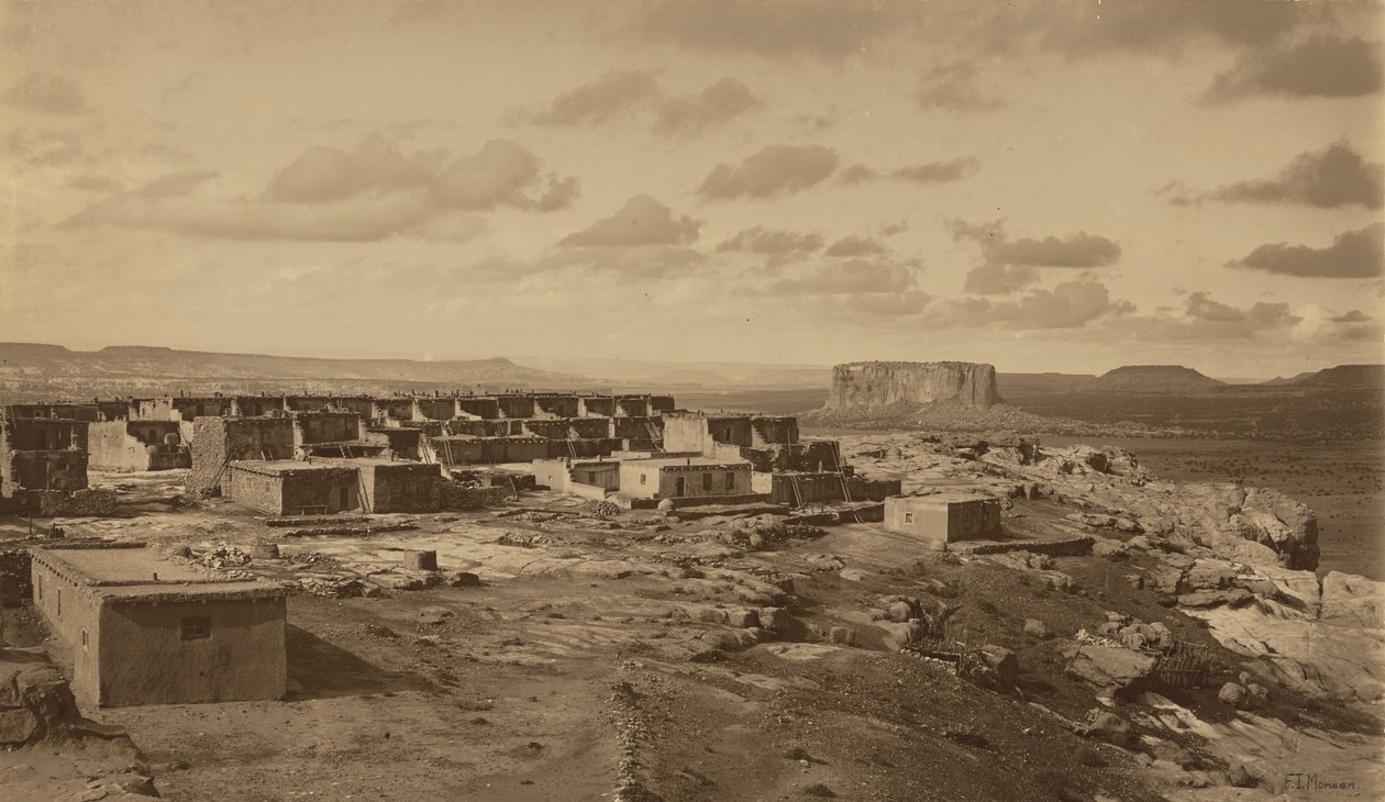 Verzauberte Mesa, Acoma, New Mexico, 1900 von Frederick Monsen